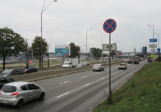 Фото рекламной плоскости по адресу Набережное шоссе (эл. опора № 48)