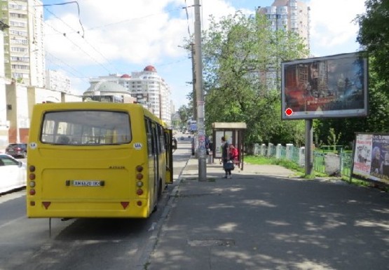 Фото рекламной плоскости по адресу Антоновича ул. (Горького ул.), 130