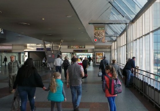 Фото рекламной плоскости по адресу Конкорс (Южный терминал)