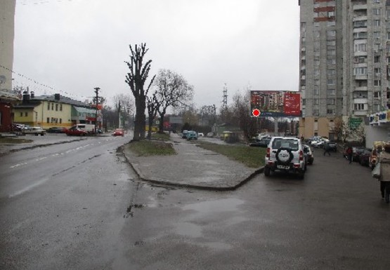 Фото рекламной плоскости по адресу Юрия Липы ул., 20