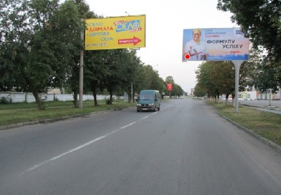 Фото рекламной плоскости по адресу Луганская ул., между пр-том Красной Калины и ул. Зелёной
