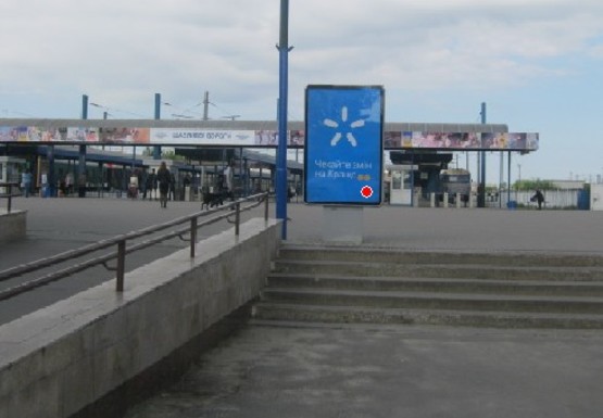 Фото рекламної площини за адресою Пригородный вокзал