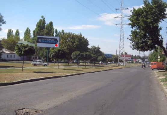 Фото рекламной плоскости по адресу Пограничная ул. - 1-ая Слободская ул.