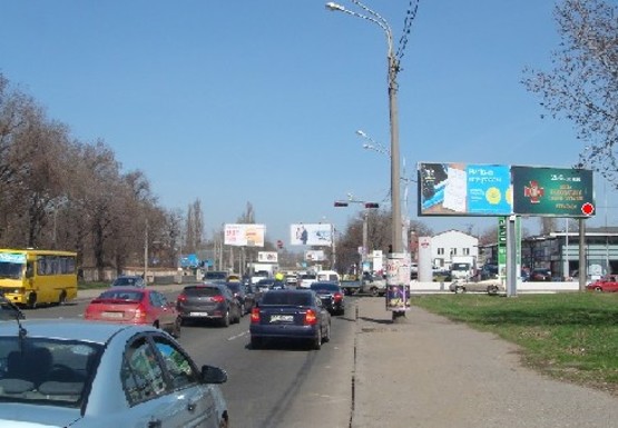 Фото рекламної площини за адресою Люстдорфская дорога - Артилерийская ул.