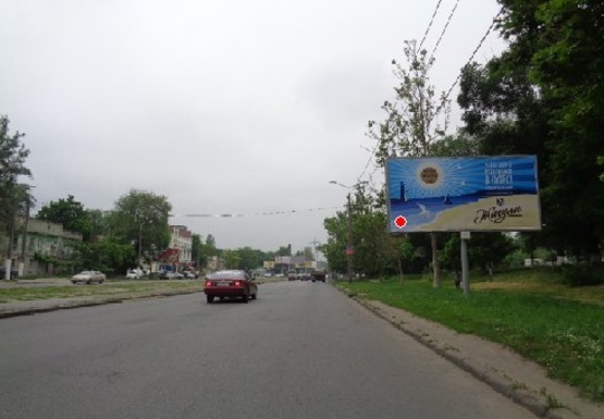 Фото рекламной плоскости по адресу Балковская ул., 95 напротив