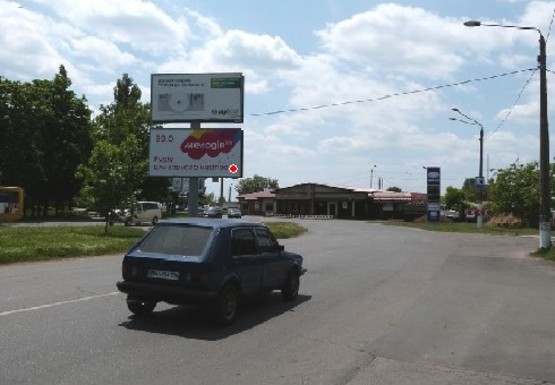 Фото рекламної площини за адресою Инглези ул. - Ицхака Рабина ул., 53 (нижний)