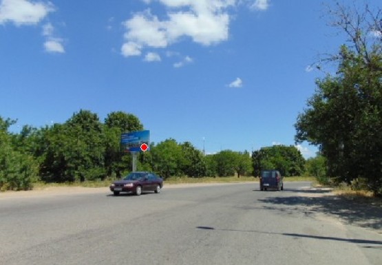 Фото рекламної площини за адресою Овидиопольская дорога, выезд от "7-го километра" к "МЕТРО"