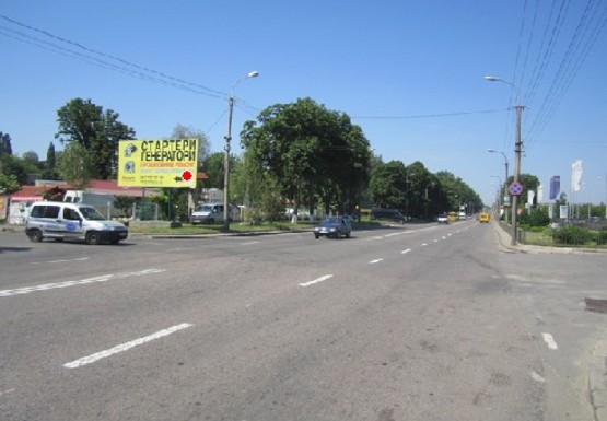 Фото рекламної площини за адресою Киевская ул., возле Бурштина