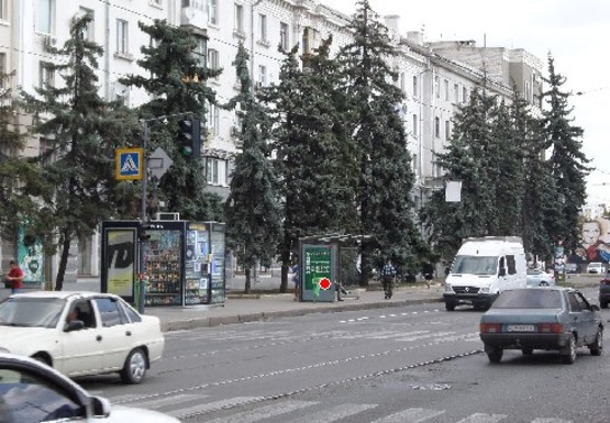 Фото рекламної площини за адресою Московский пр., 93 (остановка)