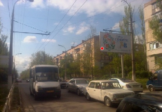 Фото рекламной плоскости по адресу Ивана Богуна ул. - Лавренёва ул.