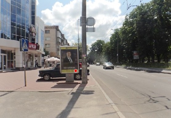 Фото рекламной плоскости по адресу Мира пр., 41, Центральная библиотека №1