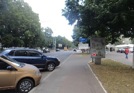 Фото рекламной плоскости по адресу Мира пр., 3-я поликлиника - 2