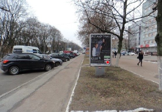 Фото рекламной плоскости по адресу Мира пр., остановка 3-я поликлиника