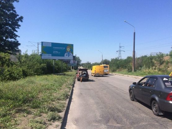 Фото рекламной плоскости по адресу ул Тюленина, в сторону моста Преображенского, ст.172км
