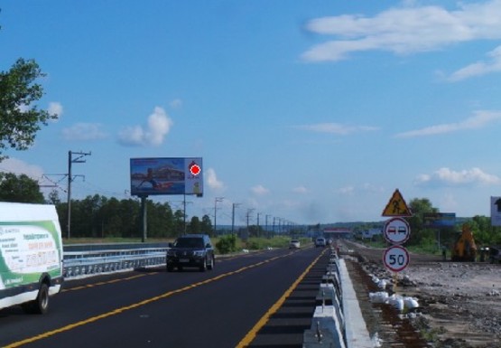 Фото рекламної площини за адресою Трасcа Н-01, Новая Обуховская, 21500