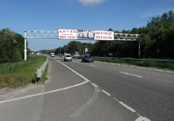Фото рекламної площини за адресою Трасса M-06, Киев-Житомир, 55,700