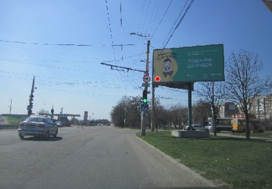 Фото рекламной плоскости по адресу Героев Украины ул. - Жадова ул.