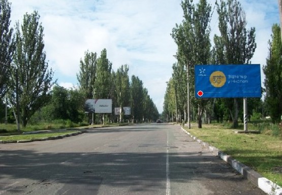 Фото рекламной плоскости по адресу Карла Либкнехта ул.,  въезд со стороны Запорожья