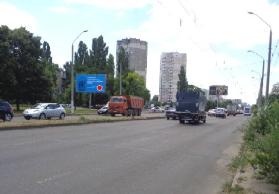 Фото рекламной плоскости по адресу Небесной Сотни пр., 37/3