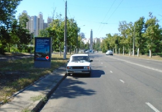 Фото рекламної площини за адресою Шевченко пр., (напротив парка "Победа"), СТО "Honda"
