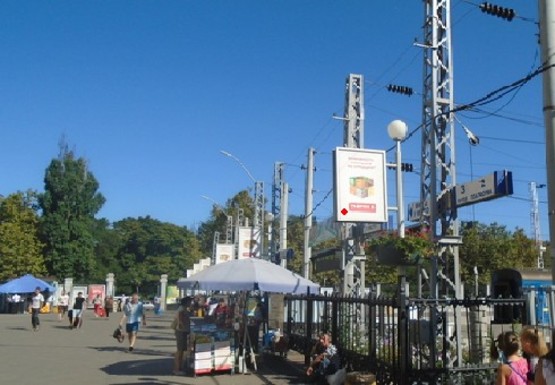 Фото рекламной плоскости по адресу Платформа № 4