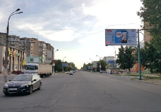 Фото рекламной плоскости по адресу 200-летия Херсона пр., 41