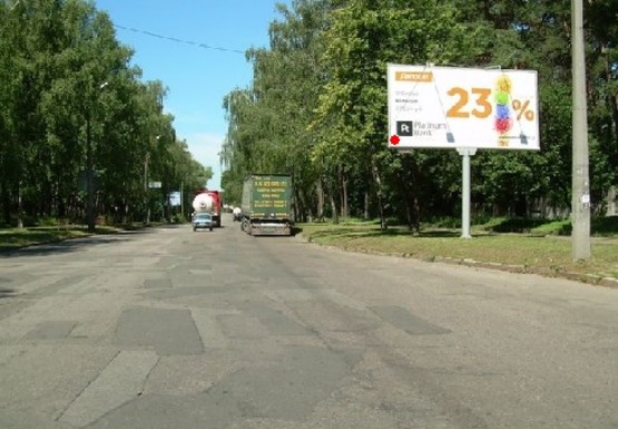 Фото рекламной плоскости по адресу Лесная Просека ул. - Можайського ул.