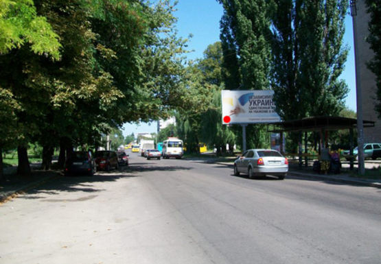 Фото рекламной плоскости по адресу Добровольского ул., 54 напротив