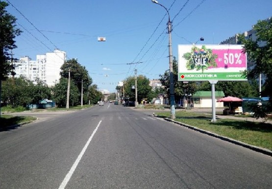 Фото рекламной плоскости по адресу Черновола ул. - Гоголя ул.