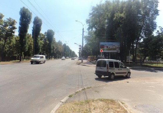 Фото рекламної площини за адресою Мира пр., управление МЧС, к центру