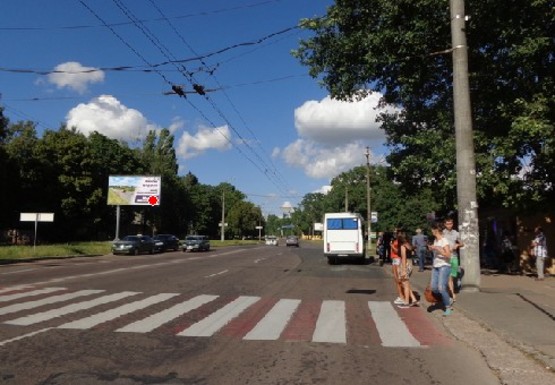 Фото рекламної площини за адресою Шевченко ул., райбольница, от центра