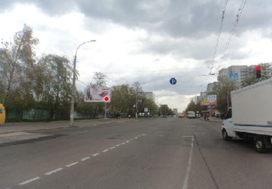 Фото рекламной плоскости по адресу Победы пр., 64