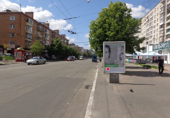 Фото рекламной плоскости по адресу Победы пр. - Гончая ул.