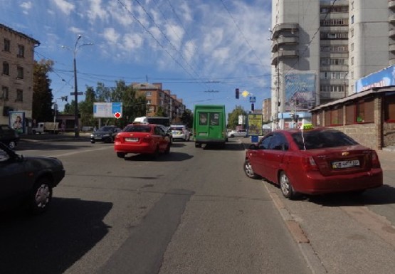 Фото рекламной плоскости по адресу Победы пр. - Гончая ул.