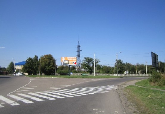 Фото рекламной плоскости по адресу Львовская ул. - Окружная ул., кольцо по ул. Окружной