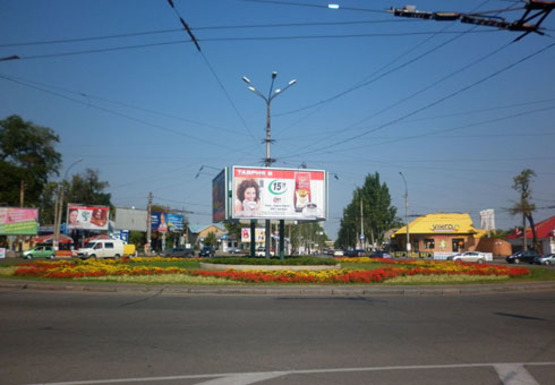 Фото рекламной плоскости по адресу Центральный пр. - Пушкинская ул., кольцо