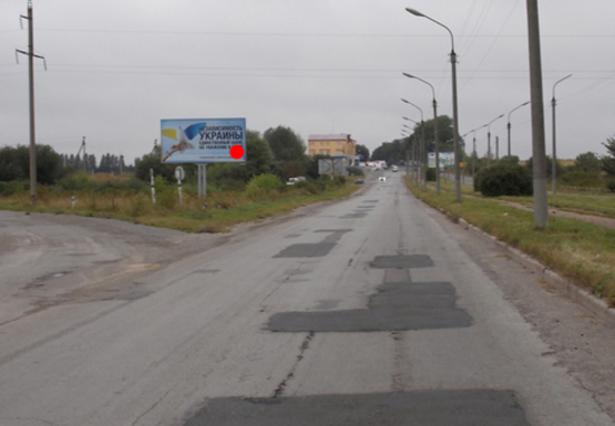 Фото рекламної площини за адресою Бережанская ул. - Будного Степана ул., 1-ый