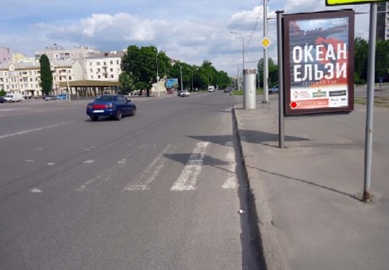 Фото рекламной плоскости по адресу Плехановская ул. - Державинская ул.