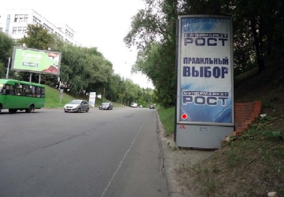 Фото рекламной плоскости по адресу Клочковский спуск - Правды пр.