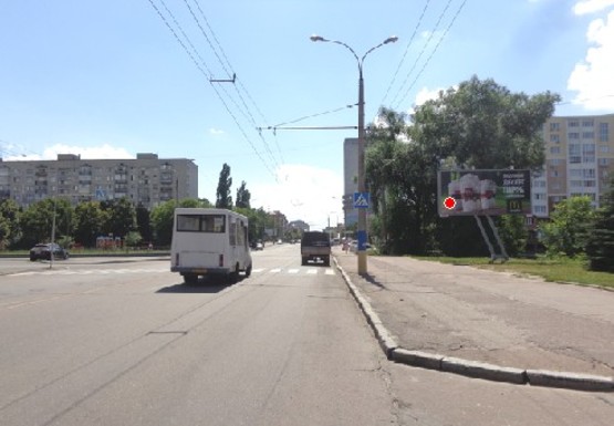 Фото рекламной плоскости по адресу Победы пр., 110