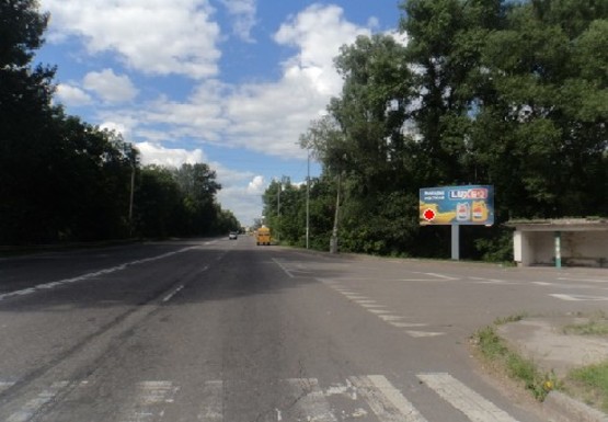 Фото рекламної площини за адресою Мира пр., Силикатный завод, въезд в город