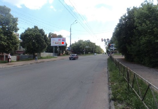 Фото рекламной плоскости по адресу Мира пр. - Мартина Небабы ул., к центру