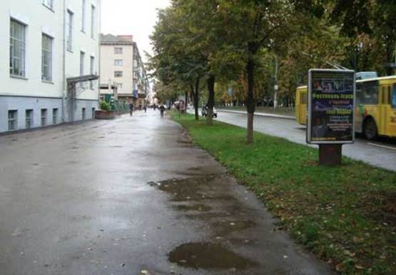 Фото рекламной плоскости по адресу Мира пр., 41, Центральная библиотека №2