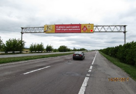 Фото рекламной плоскости по адресу Трасса M-05, Киев-Одесса, 116,800