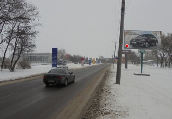 Фото рекламной плоскости по адресу Генерала Родимцева ул., напротив АЗС "РУР"