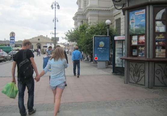 Фото рекламной плоскости по адресу Привокзальная площадь