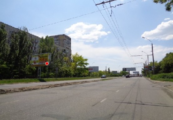 Фото рекламной плоскости по адресу Небесной Сотни пр., 89