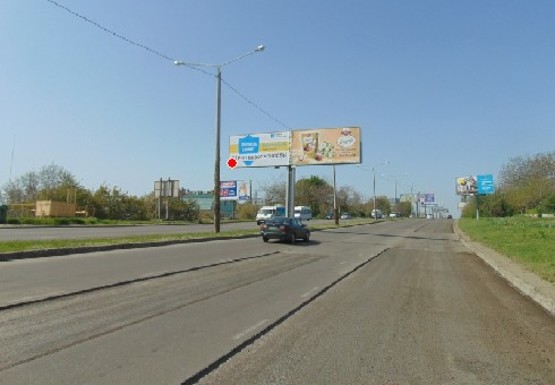 Фото рекламної площини за адресою Южная дорога - Семена Палия ул., 64