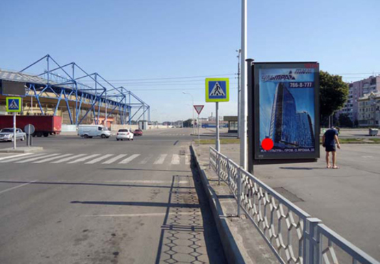 Фото рекламной плоскости по адресу Державинская ул. - Плехановская ул.