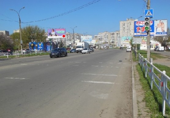 Фото рекламной плоскости по адресу Каховская пл. - 49-й Гвардейской Дивизии ул.